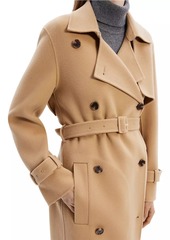 Theory Wool & Cashmere Trench Coat