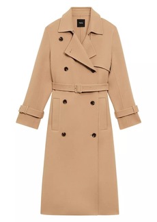 Theory Wool & Cashmere Trench Coat