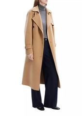 Theory Wool & Cashmere Trench Coat