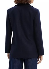 Theory Wool-Blend Double-Breasted Peacoat