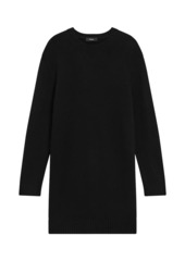 Theory Wool-Blend Jersey-Knit Sweaterdress