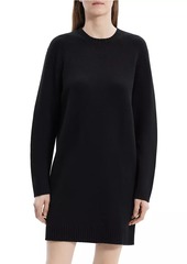 Theory Wool-Blend Jersey-Knit Sweaterdress