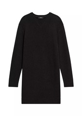 Theory Wool-Blend Jersey-Knit Sweaterdress