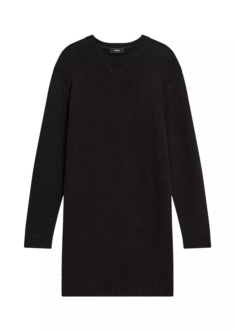 Theory Wool-Blend Jersey-Knit Sweaterdress