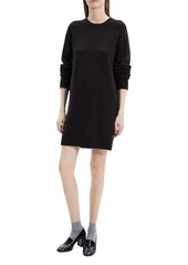 Theory Wool-Blend Jersey-Knit Sweaterdress