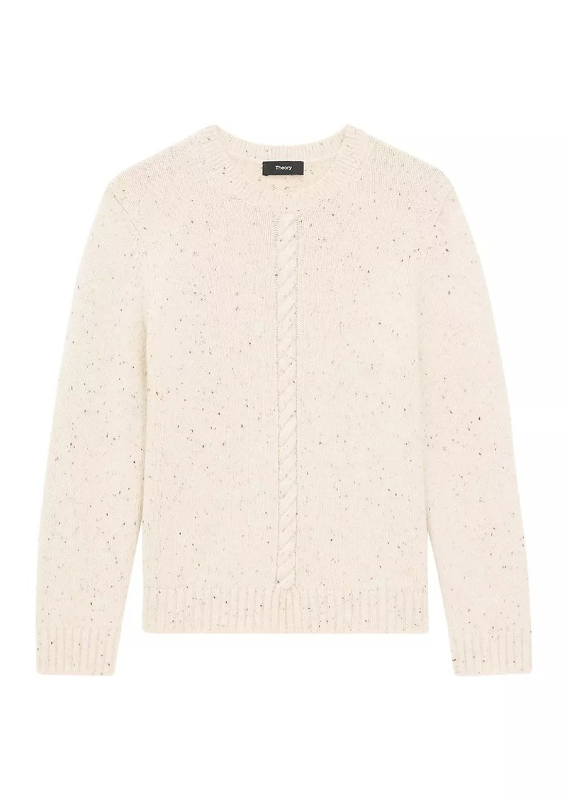 Theory Wool-Blend Shrunken Sweater