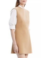 Theory Wool-Cashmere Sleeveless Minidress