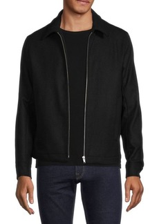 Theory ​Wyatt Urban Melton Stretch Wool-Blend Jacket