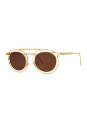 Thierry Lasry Potentially Cutout Round Sunglasses, Yellow 