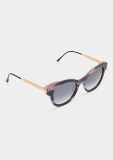 Thierry Lasry Angely Acetate & Metal Cat-Eye Sunglasses