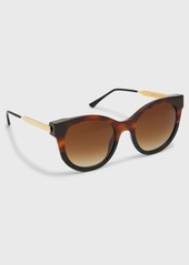 Thierry Lasry Lively Oversize Acetate Cat-Eye Sunglasses