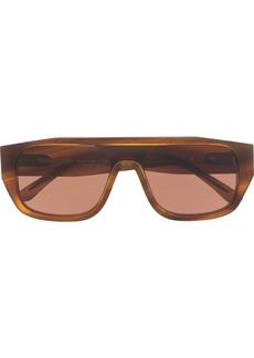 Thierry Lasry tortoiseshell-effect pilot-frame sunglasses