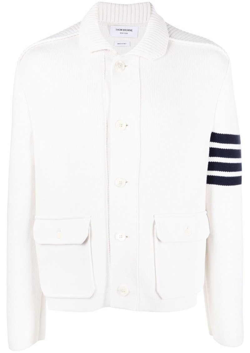 Thom Browne 4-Bar buttoned cardigan