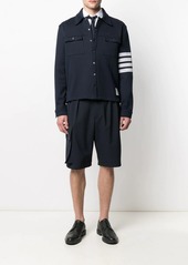 Thom Browne 4-Bar buttoned shirt jacket