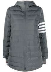 Thom Browne 4-Bar hooded ski jacket