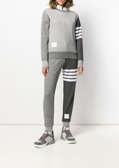 Thom Browne 4-Bar loopback track pants