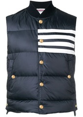 Thom Browne 4-bar Matte Nylon Down Vest