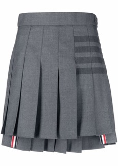 Thom Browne 4-Bar pleated mini skirt