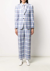 Thom Browne 4-Bar round collar Oxford shirt