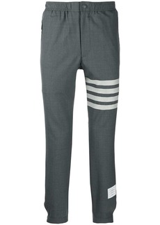 Thom Browne plain weave suiting track pants