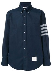 Thom Browne 4-bar Solid Rwb Stripe Shirt