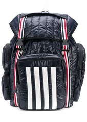 Thom Browne 4-Bar quilted ripstop backpack