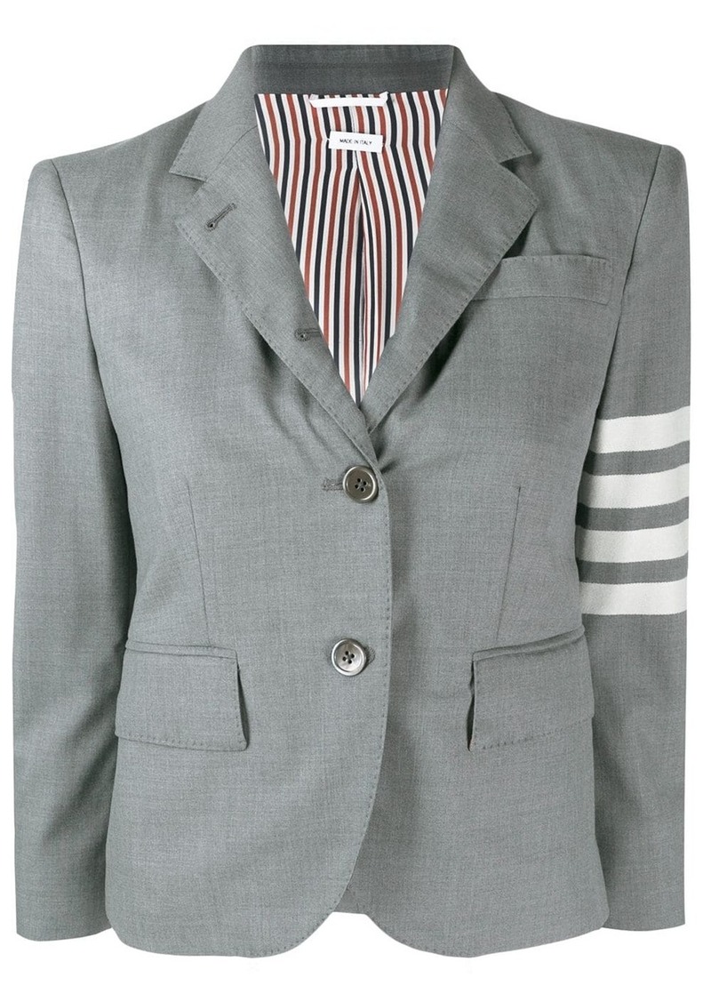 Thom Browne 4-Bar plain weave suiting jacket