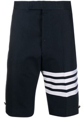 Thom Browne 4-bar stripe cotton shorts