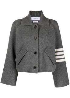 Thom Browne 4-Bar Stripe cropped jacket