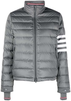 Thom Browne 4-Bar Stripe-intarsia funnel-neck ski jacket