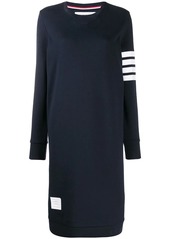 Thom Browne 4-Bar loopback sweatshirt dress