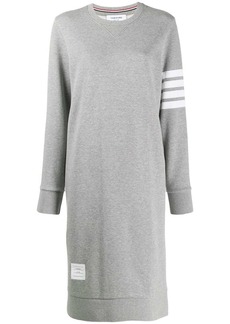 Thom Browne 4-Bar loopback sweatshirt dress
