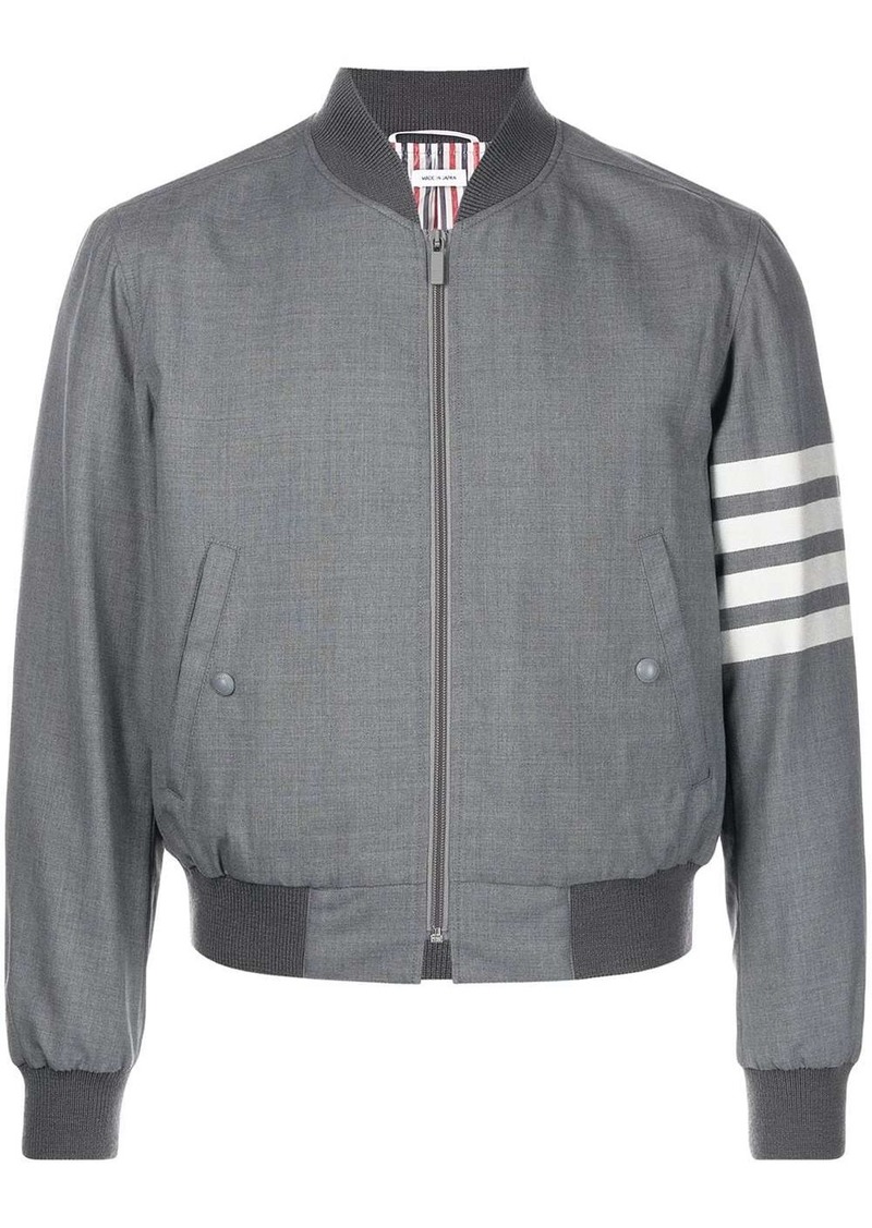 Thom Browne 4-Bar knit blouson jacket