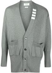 Thom Browne 4-Bar stripe oversize cardigan