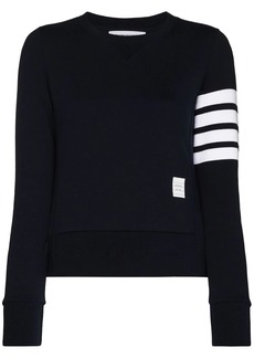 Thom Browne four-bar stripe cotton jumper