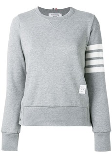 Thom Browne four-bar stripe cotton sweatshirt