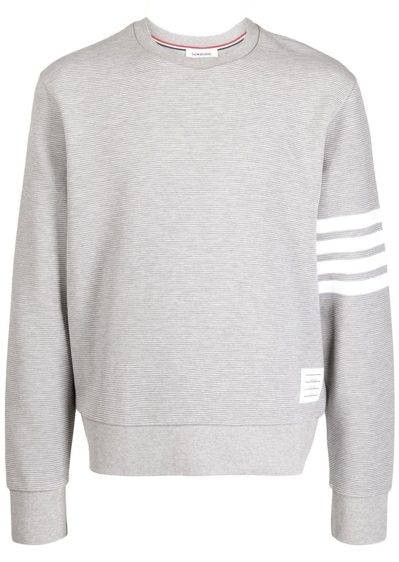Thom Browne 4-Bar stripe sweatshirt