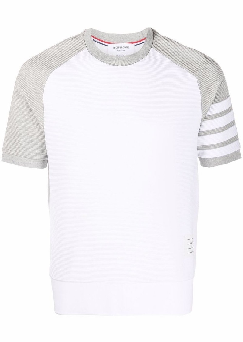 Thom Browne 4-Bar stripe T-shirt