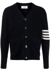 Thom Browne 4-bar stripe wool cardigan