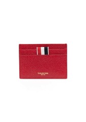 Thom Browne anchor-embroidered leather cardholder