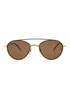 Thom Browne Aviator-Style Metal Sunglasses