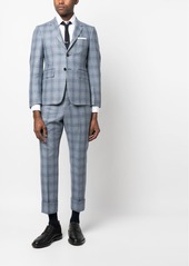 Thom Browne check-print wool-cashmere suit jacket