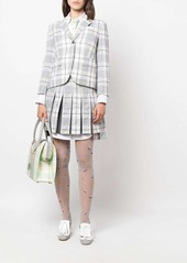 Thom Browne checked pleated skirt