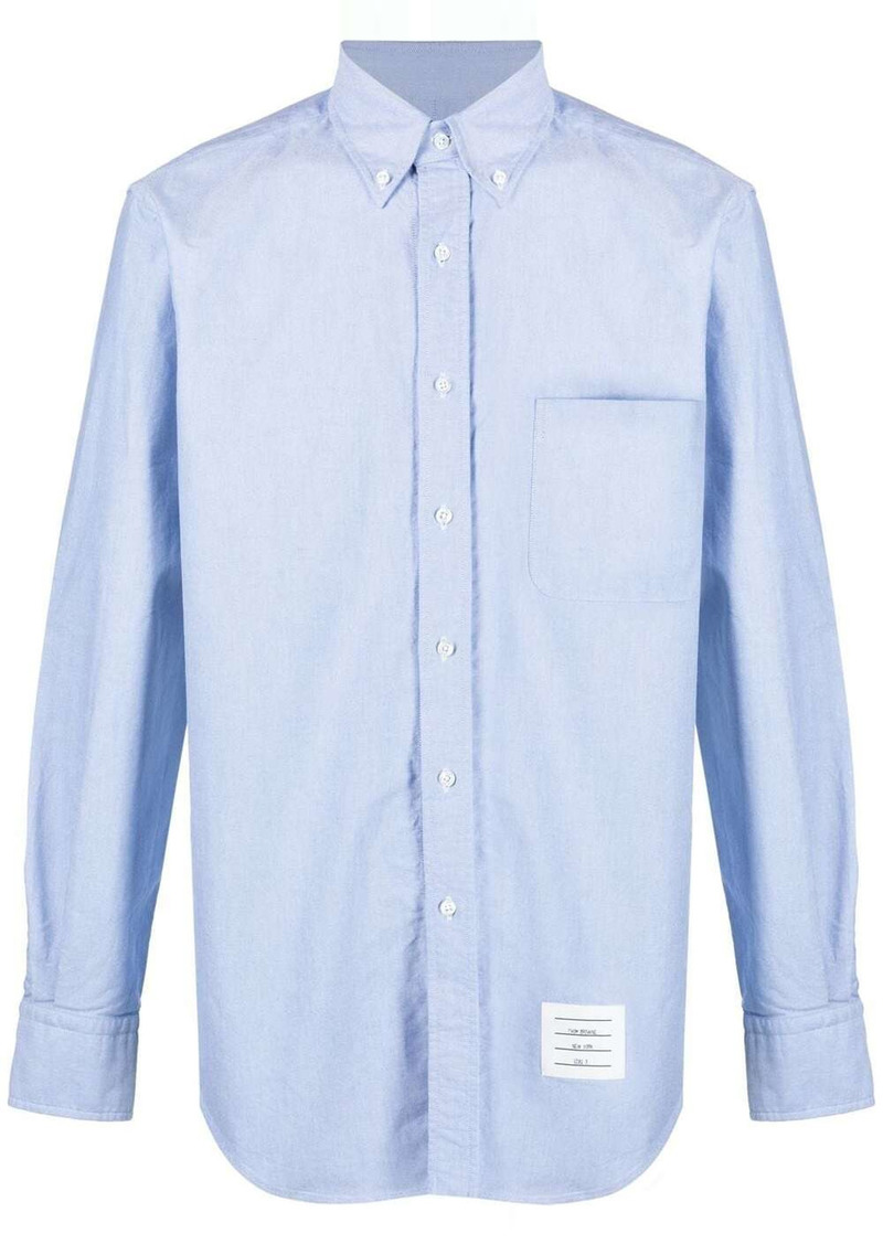 Thom Browne chest-pocket Oxford shirt