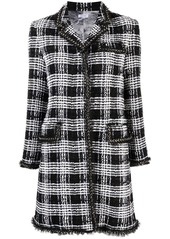 Thom Browne Chesterfield tweed midi dress