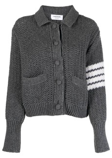 Thom Browne chunky-knit cardi-coat