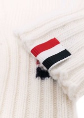 Thom Browne chunky-knit fingerless gloves