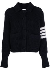 Thom Browne chunky-knit merino-wool cardigan