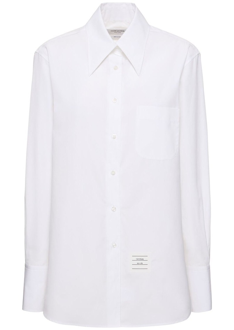 Thom Browne Classic Cotton Poplin Shirt