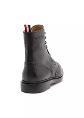 Thom Browne Classic Leather Wingtip Boots